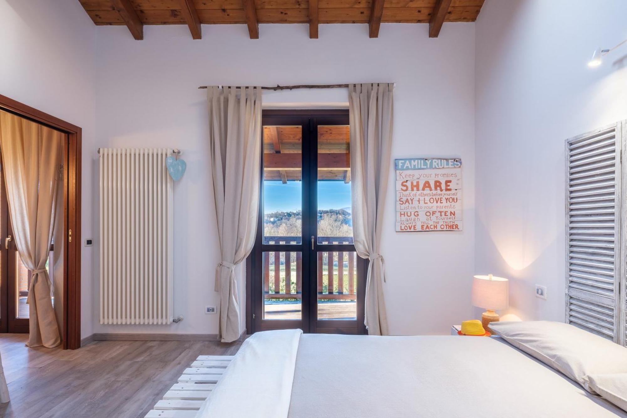 La Luna Nel Lago Lake View Garden - Happy Rentals Ispra Bagian luar foto